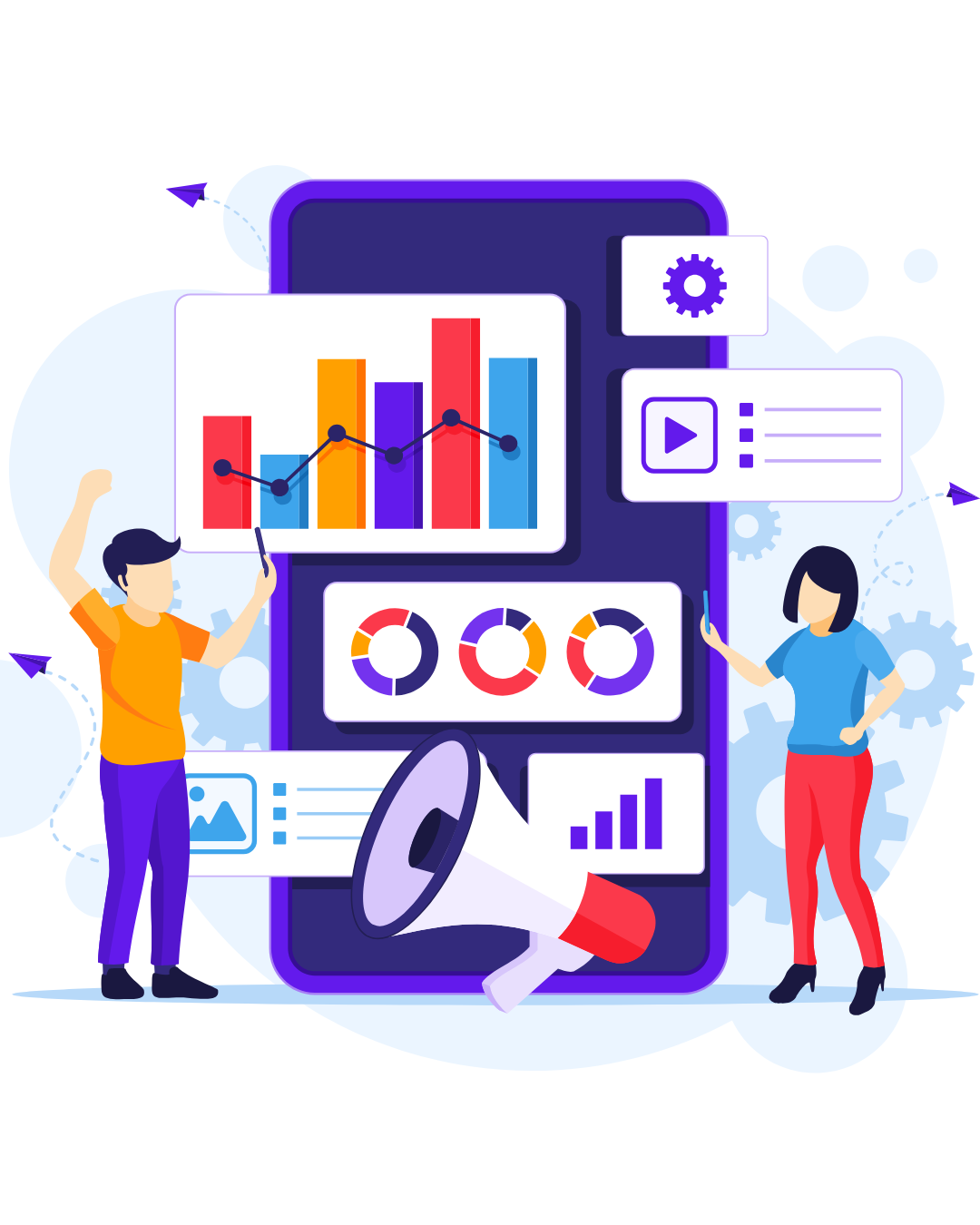 Digital marketing visual